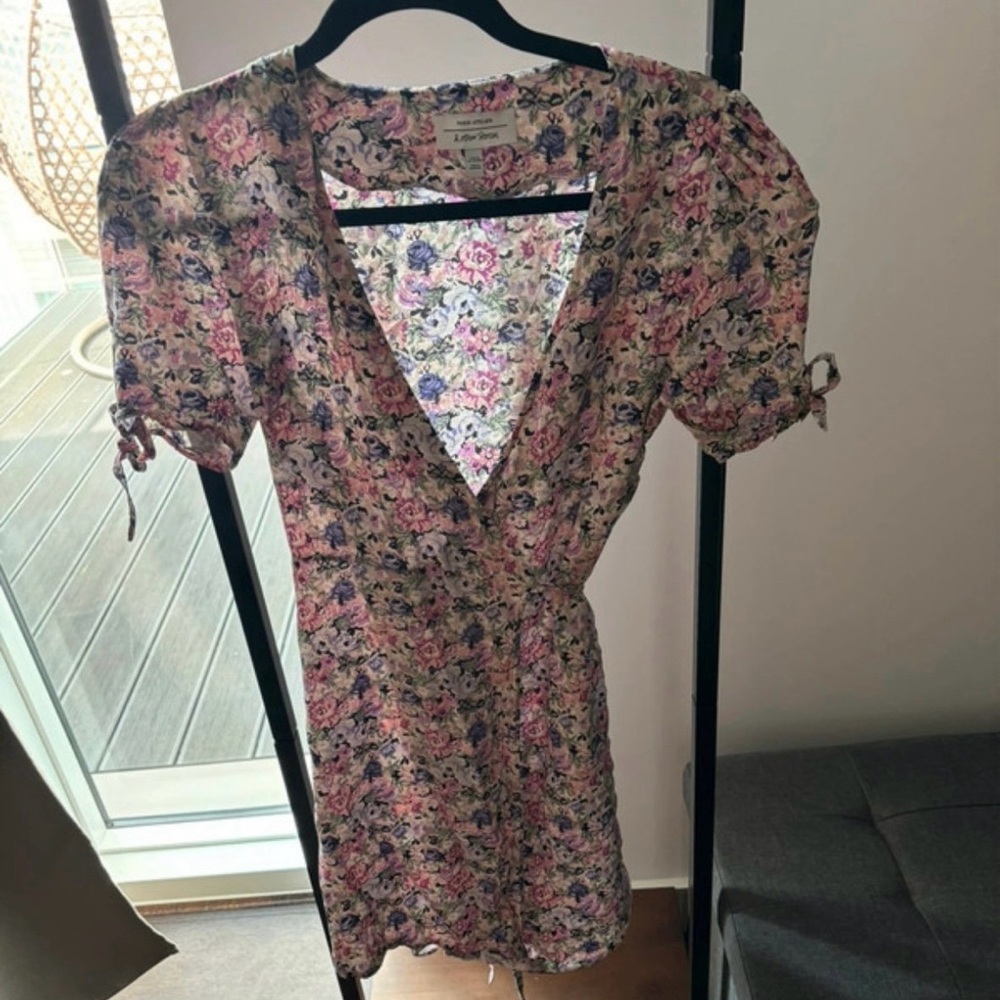 Paris Atelier & Other Stories Floral Wrap Dress Size 6